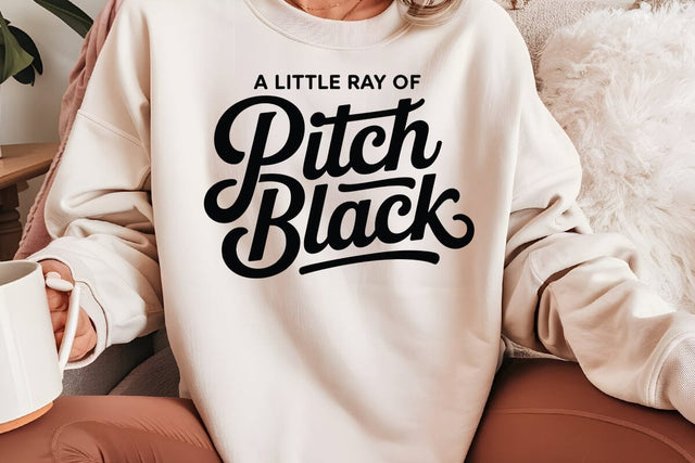 A Little Ray Of Pitch Black SVG Angelina750 