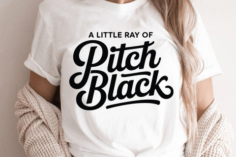 A Little Ray Of Pitch Black SVG Angelina750 