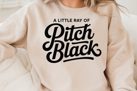 A Little Ray Of Pitch Black SVG Angelina750 