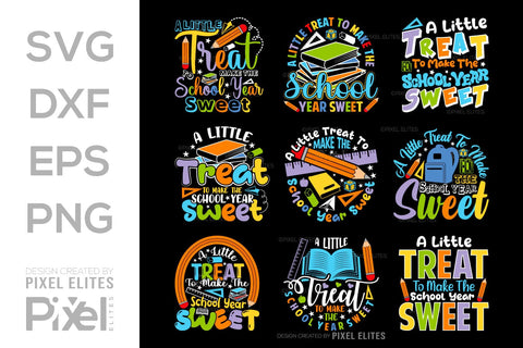 A Little Treat To Make The School Year Sweet SVG Hello School Kids Welcome To School Back To School Quote Design SVG ETC Craft 