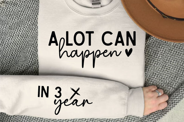 A lot can happen,Christian Sleeve Svg Design SVG Regulrcrative 