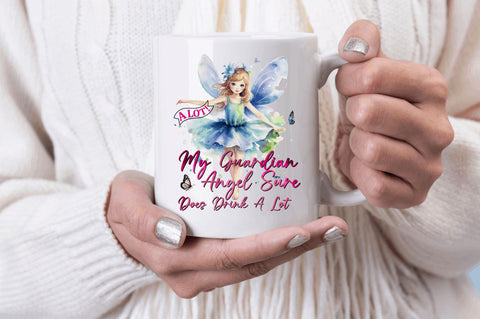 A lot my guardian angel sure does Sublimation Design Sublimation Regulrcrative 