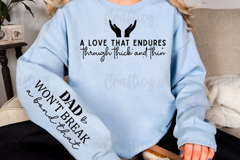 A love that endures through thick and thin Sleeve SVG Design SVG Designangry 