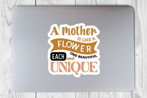 A mother is like a flower each one beautiful and unique SVG Angelina750 