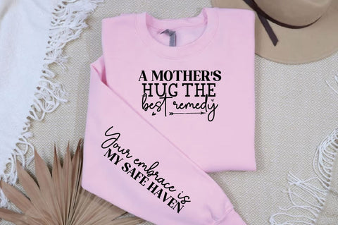 A mother s hug the best remedy Sleeve SVG Design, Mother's Day Sleeve SVG, Mom Sleeve SVG SVG Regulrcrative 
