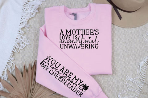 A mother s love is unconditional unwavering Sleeve SVG Design, Mother's Day Sleeve SVG, Mom Sleeve SVG SVG Regulrcrative 