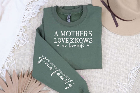 A mother s love knows no bounds Sleeve SVG Design, Mother's Day Sleeve SVG, Mom Sleeve SVG SVG Regulrcrative 