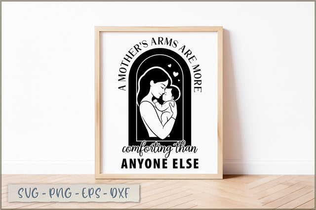 A mother's arms are more comforting than anyone else SVG SVG Shetara Begum 