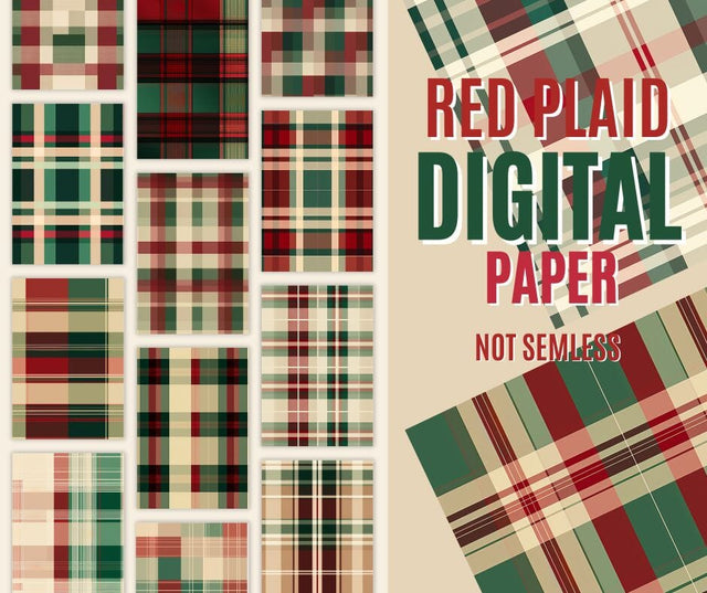 A plaid Background With Green And Brown Instant Download | Tartan Plaid | Green And Brown Plaid Digital Paper Pack | Digital Plaid Paper | Tartan Digital Paper Sublimation PrintingLife 