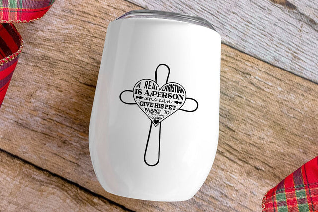 a real christian is a person who SVG Angelina750 