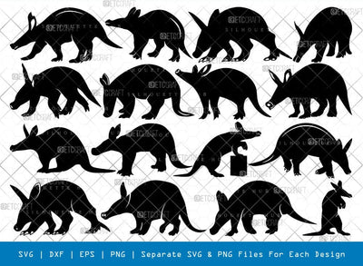 Aardvark Silhouette Svg Cricut Cut Files Png Bundle SVG ETC Craft 