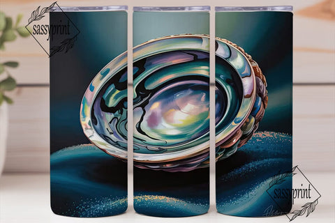 Abalone Shimmer 20oz Tumbler Wrap Sublimation sassyprint 