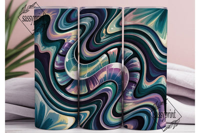 Abalone Shimmer 20oz Tumbler Wrap Sublimation sassyprint 