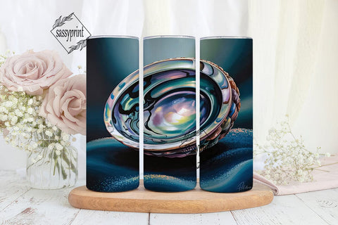 Abalone Shimmer 20oz Tumbler Wrap Sublimation sassyprint 