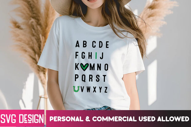 ABC I Love You Svg Cut File SVG Cut Files, ABC I Love You Svg Cut File SVG Design, St.Patrick's Day SVG Design , Happy St.Patrick's Day SVG Cut File SVG BlackCatsMedia 