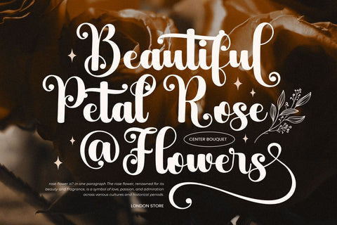 Abigail - Wedding Font Font Mozarella 