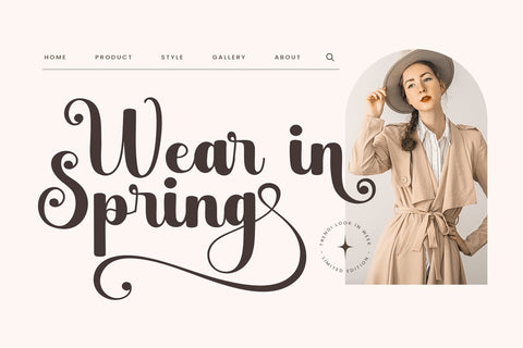 Abigail - Wedding Font Font Mozarella 