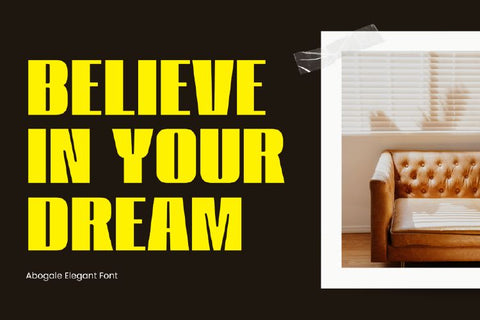 Abogale Display Font Irvan Randi 