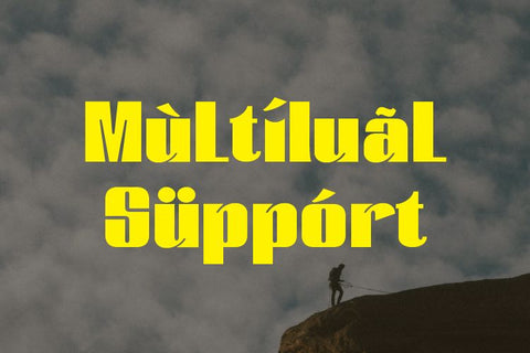 Abogale Display Font Irvan Randi 
