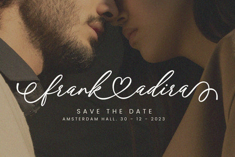 About Heart - Heart Connected Font Font Subectype Studio 