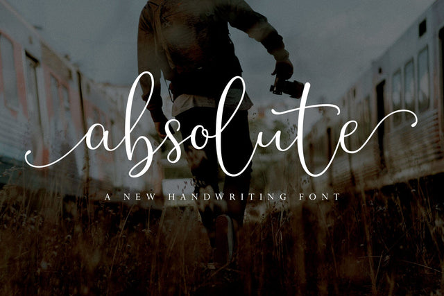 Absolute Script Font Fadeline Std. 