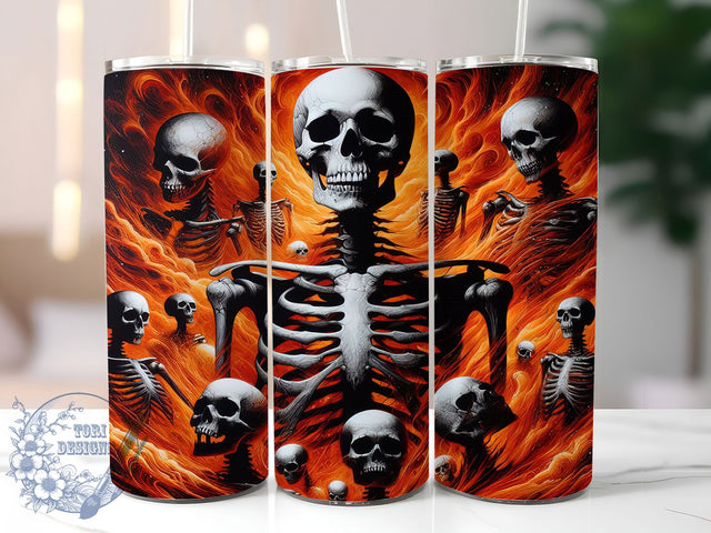 Abstract Artistic Skeleton Halloween Tumbler, Ghoul Art Wrap, Halloween Cup Design, 20Oz Sublimation Tumbler, Spooky Artistic Drinkware, Skeleton Lover Gift, Creepy Art Wrap Sublimation ToriDesigns 