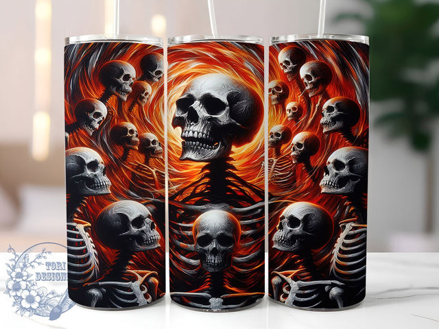 Abstract Artistic Skeleton Halloween Tumbler, Ghoul Art Wrap, Halloween Cup Design, 20Oz Sublimation Tumbler, Spooky Artistic Drinkware, Skeleton Lover Gift, Creepy Art Wrap Sublimation ToriDesigns 