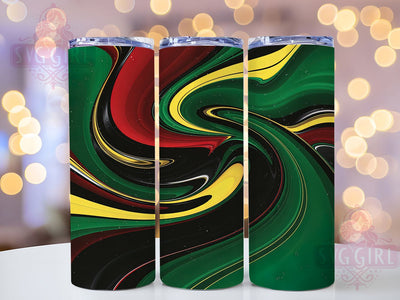 Abstract Black History Tumbler, Abstract Art, Cultural Design, Heritage Pattern, Tumbler Wrap, Sublimation Design, 20oz Tumbler Sublimation SvggirlplusArt 
