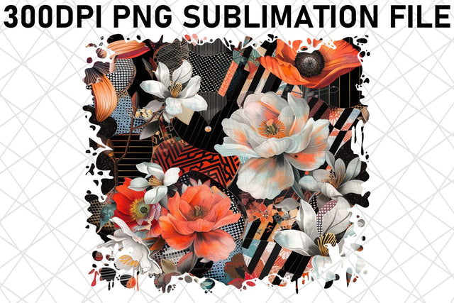 Abstract Bloom Elegance tshirt Decor Vibrant Color Sublimation afrosvg 