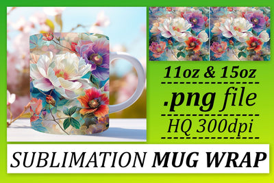 Abstract Blossom Wonderland Wrap Sublimation afrosvg 