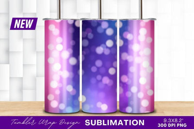 Abstract Bokeh Lights Purple Pink Background Sublimation Regulrcrative 