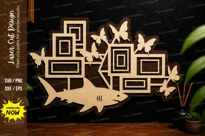 Abstract Butterfly Design laser cut svg File SVG Regulrcrative 