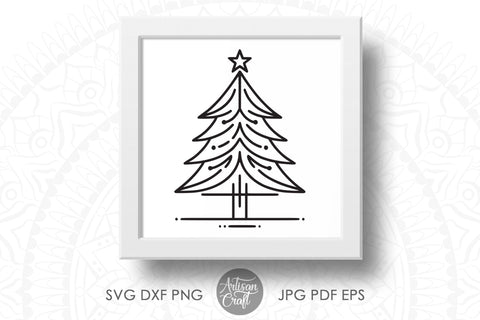 Abstract Christmas Trees SVG cut files SVG Artisan Craft SVG 