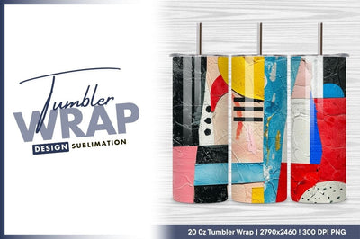 Abstract collage of paper shapes and colors Sublimation Regulrcrative 