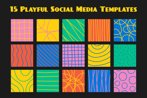 Abstract Crayon Square Backgrounds Digital Pattern Rin Green 