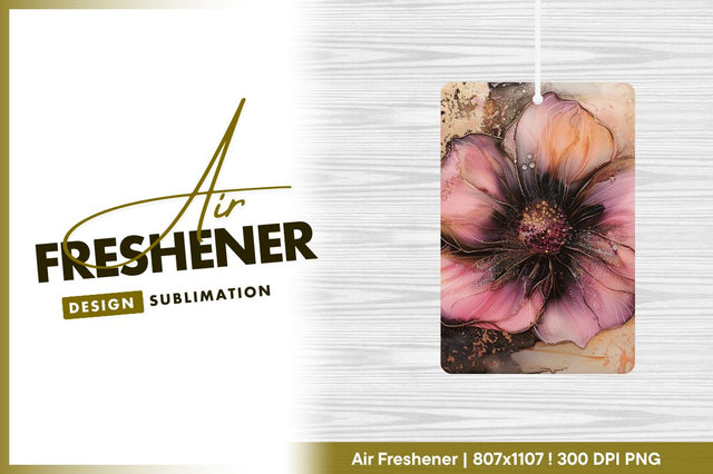 Abstract floral art with gold accents Sublimation Regulrcrative 