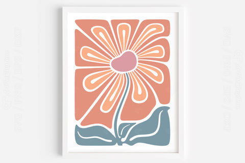 Abstract Flowers Svg, Boho Abstract Svg, Groovy Flowers Svg, Boho Svg, Boho Shapes Svg SVG Artinrhythm shop 