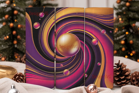 Abstract Fluid Art 20oz Tumbler Wrap Sublimation DesignSVG 