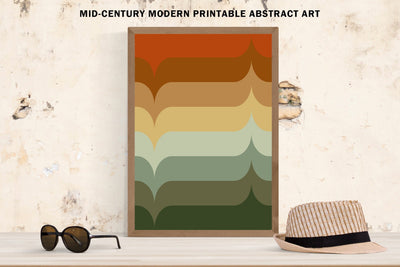 Abstract Geometric Color Gradient Art Sublimation Karma Genie Graphics 