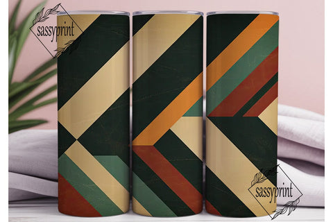 Abstract Geometric Texture 20oz Tumbler Sublimation sassyprint 