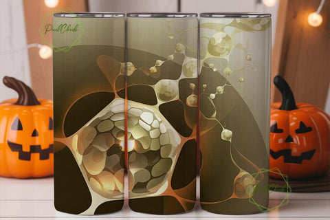 Abstract Honeycomb 20oz Tumbler Wrap Sublimation PixelChick 