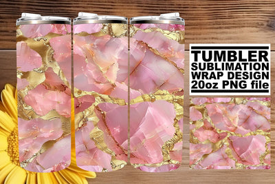 Abstract Marble Pattern Sublimation Wrap - 20oz Tumblers Sublimation afrosvg 