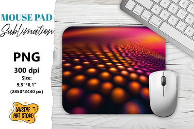 Abstract Mouse Pad sublimation design Sublimation Yustaf Art Store 
