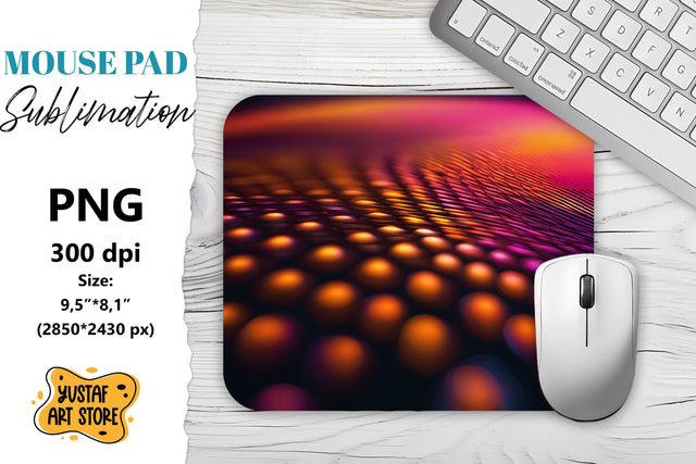 Abstract Mouse Pad sublimation design Sublimation Yustaf Art Store 