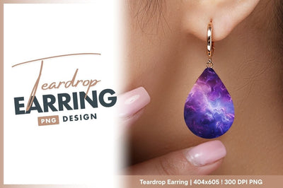 Abstract Nebula Illustration in Purple and Blue with Starry Details Sublimation Regulrcrative 
