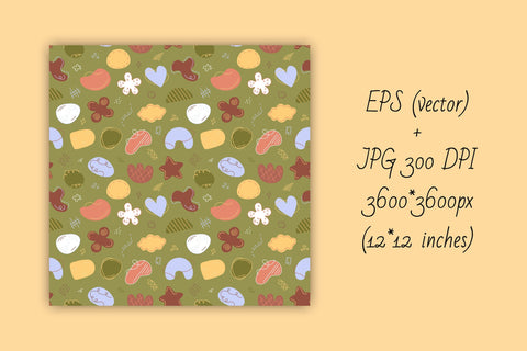 Abstract Patterns | Vector & JPG Digital Papers Pack Digital Pattern AnnaViolet_store 