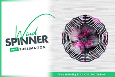 Abstract pink and black artistic flower painting Sublimation Regulrcrative 