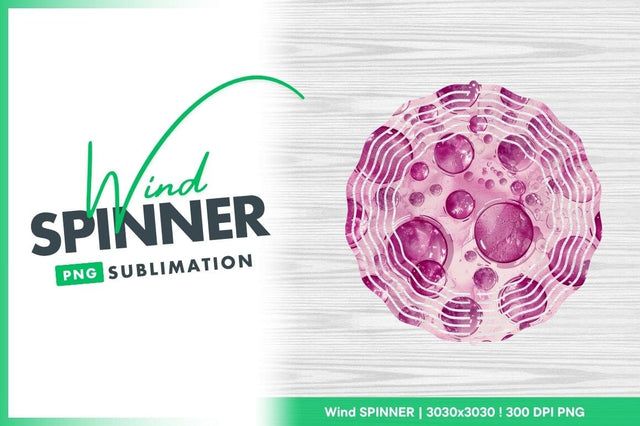 Abstract Pink Bubbles Wind Spinner Round Png Texture Background Sublimation Regulrcrative 