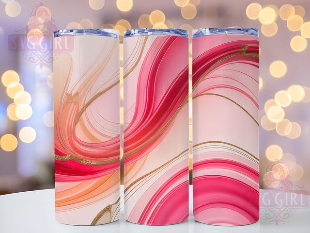 Abstract Pink Glitter Tumbler, Abstract Sparkle Art, Glamorous Glitter Pattern, Elegant Pink Graphic, Shimmering Abstract Style, 20oz Tumbler, Sublimation Design Sublimation SvggirlplusArt 
