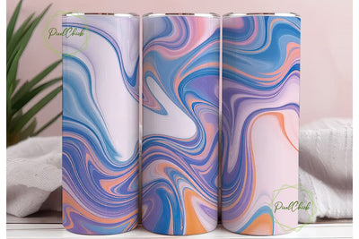 Abstract Swirl 20oz Tumbler Wrap Sublimation PixelChick 